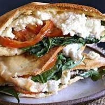 Cottage cheese sandwich