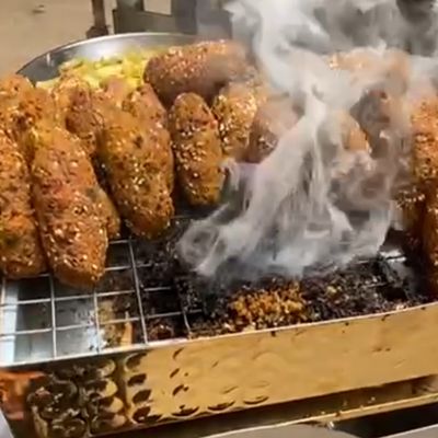 1 Charcoal Kofta Falafel