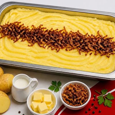 Mashed potato dish puree