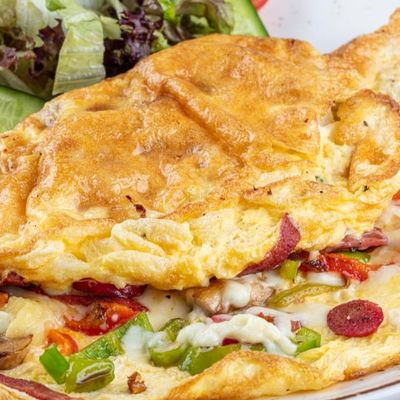 Order eggs with basturma, third eggs