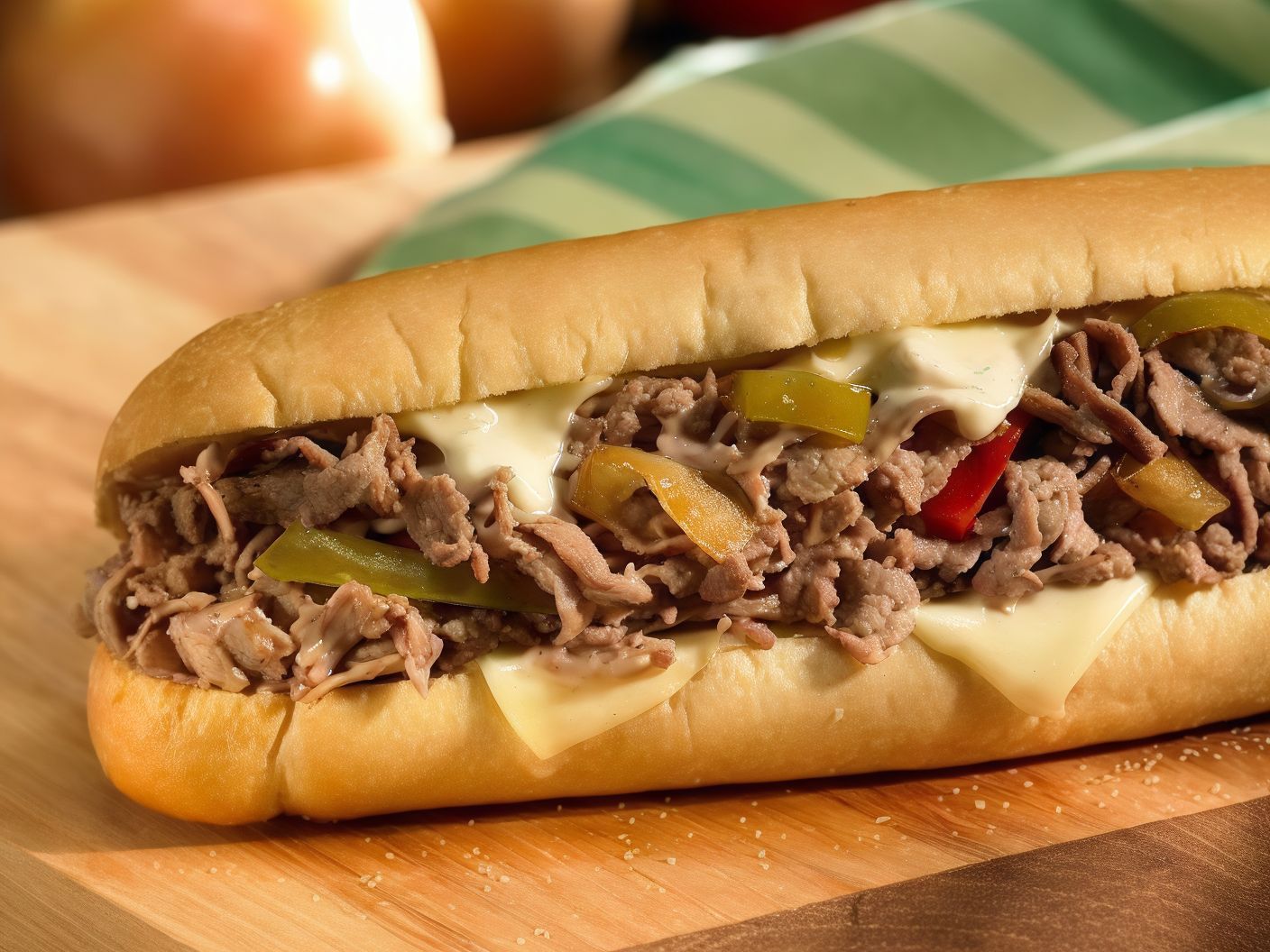 Medium meat shawerma sandwich