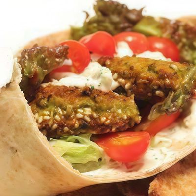 Taamia with mozzarella Sandwich