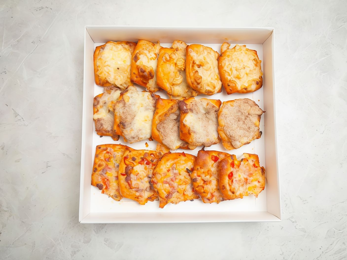 Mini Pizza Box 15 Piece