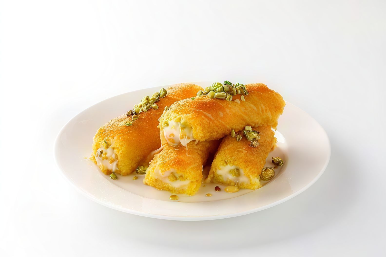Mabroma Kunafa With Cream