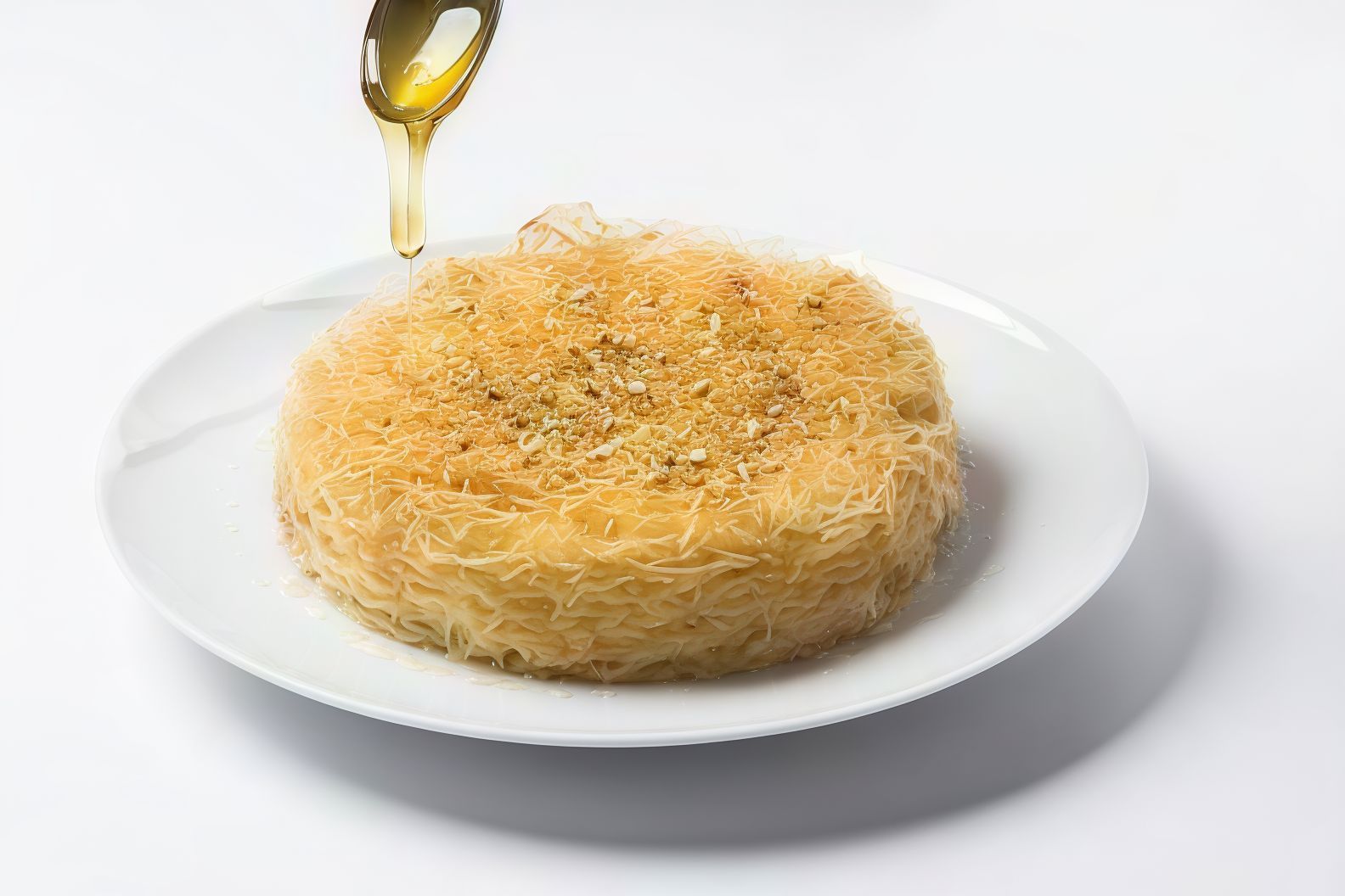 Plain Kunafa with Honey