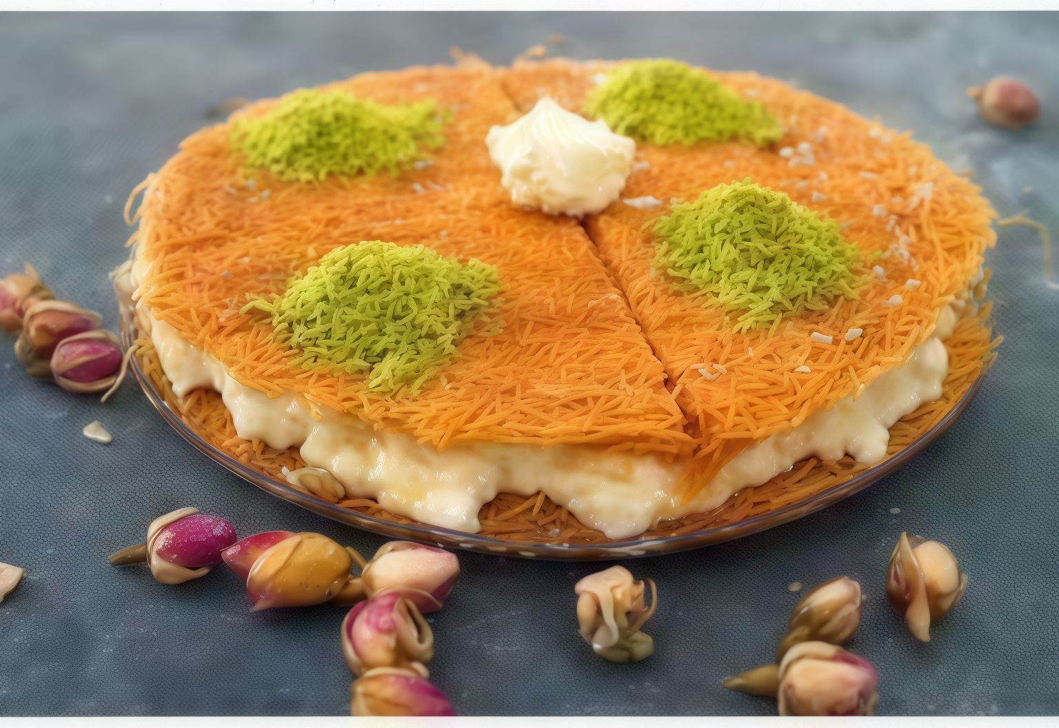 Kunafa Osmalia With Cream