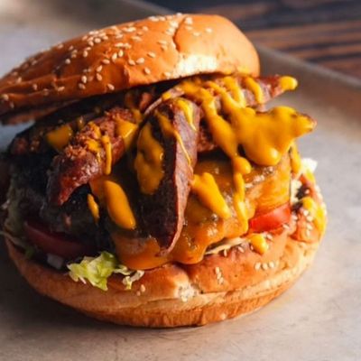 Smoked Sausage Burger
