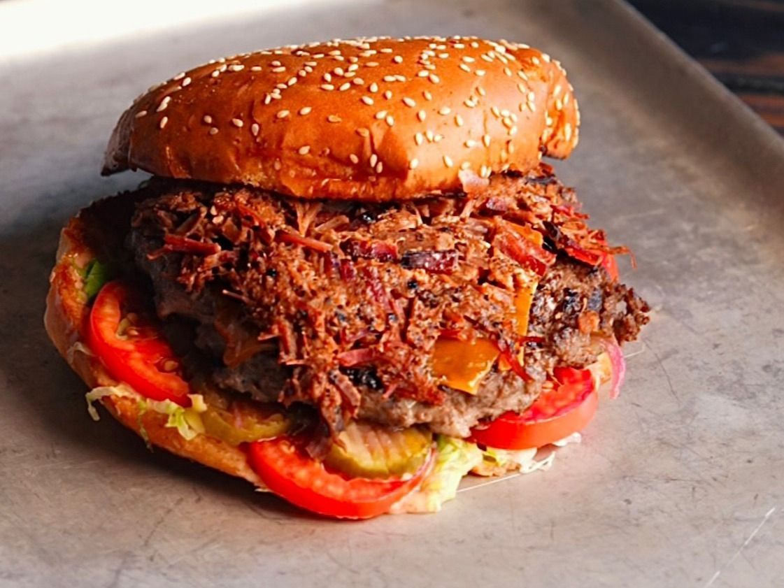 Spicy Pastrami Burger