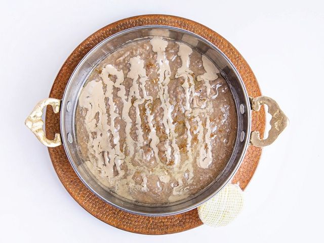 Foul Oil And Tahini