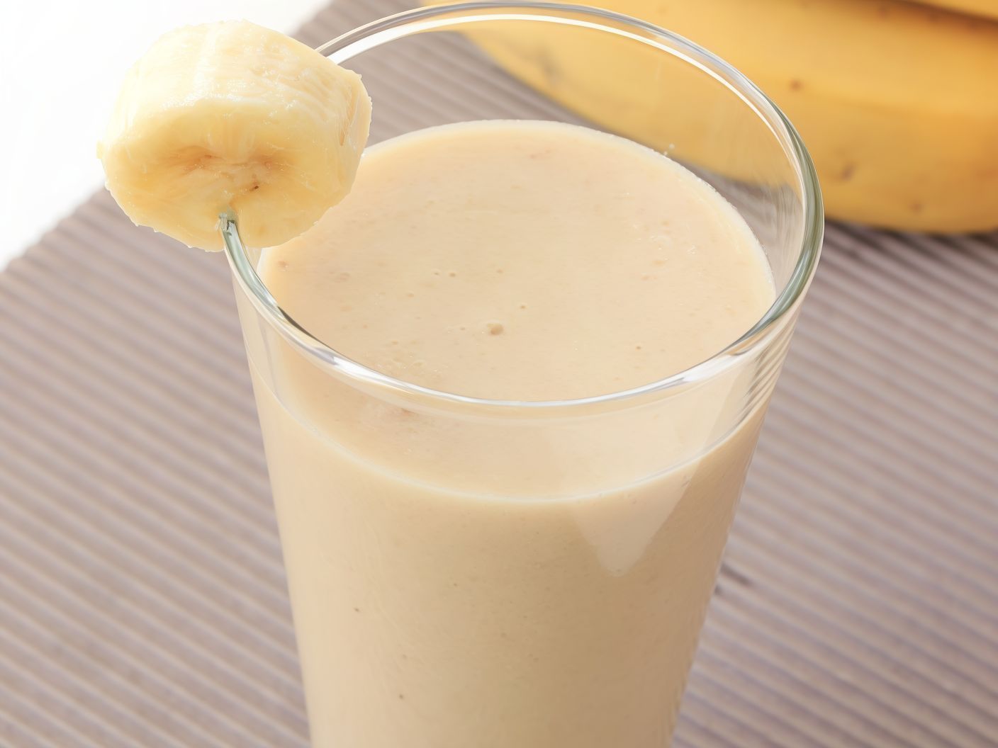 Fresh Banana With Milk Juice