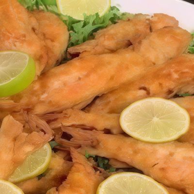 Fried Red Mullet Fish