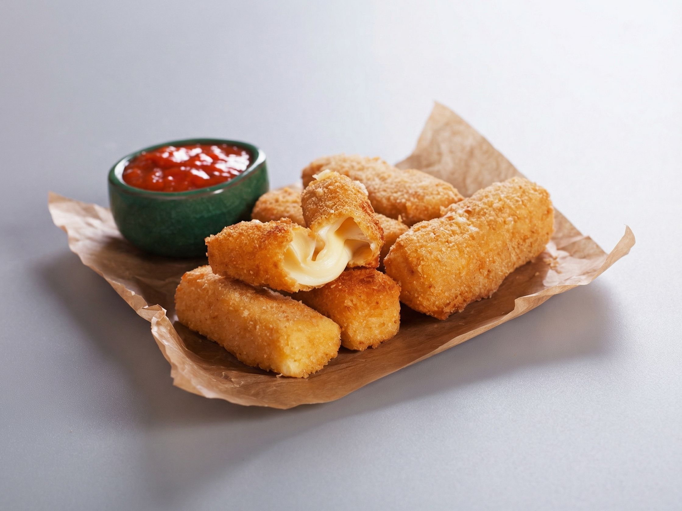 Fried Cheddar Cheese