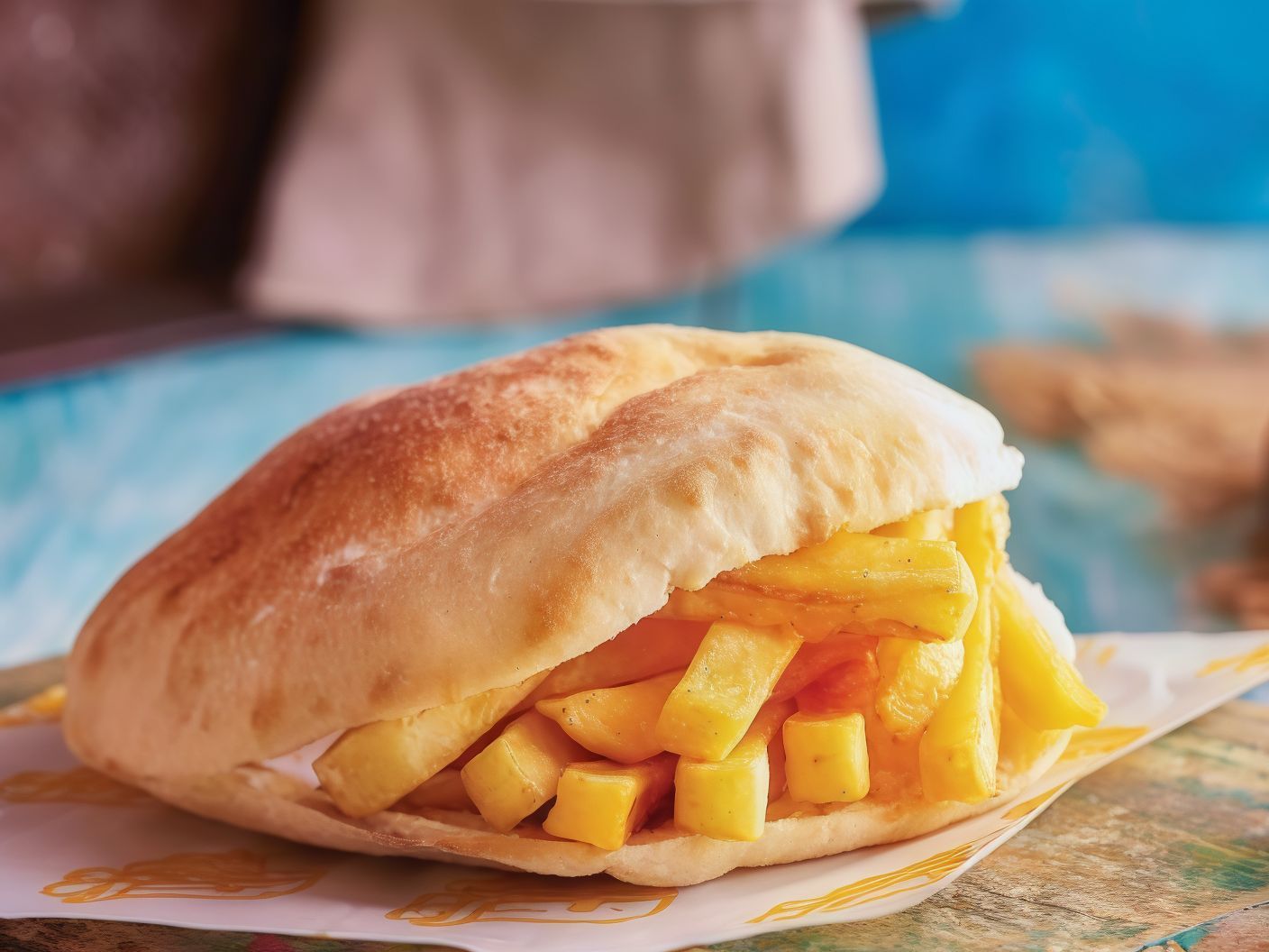 Mayonnaise Fries Sandwich