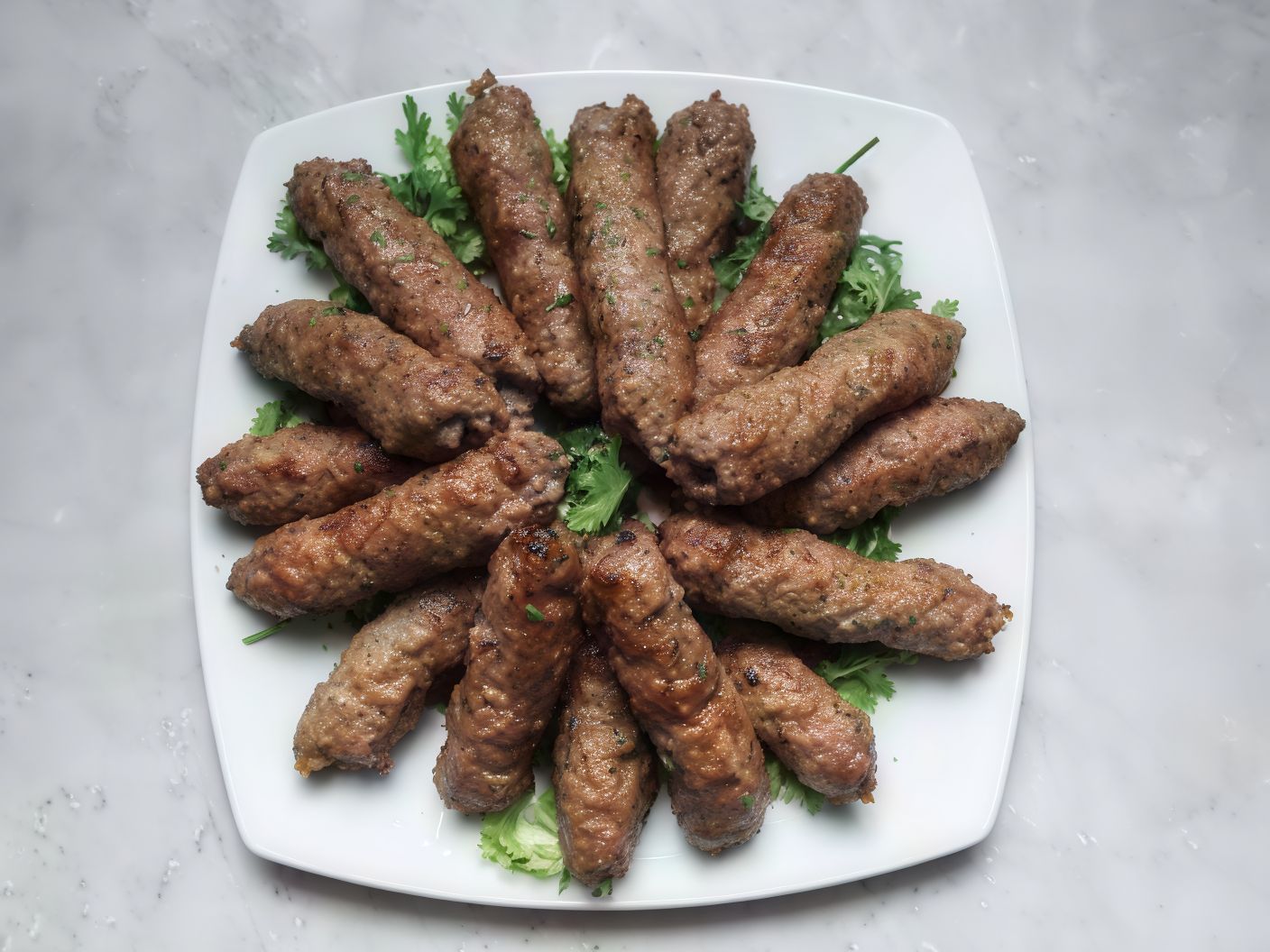 Quarter grilled kofta