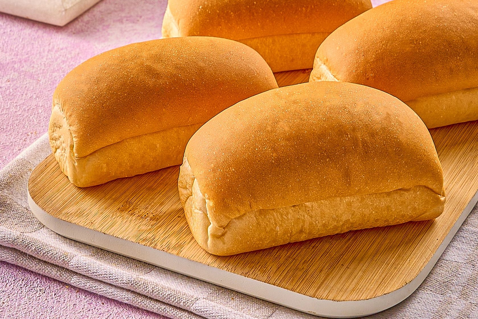 10 Pcs White Petit Pain Bread Bag