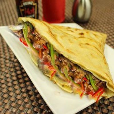 Chicken Fajita Crepe