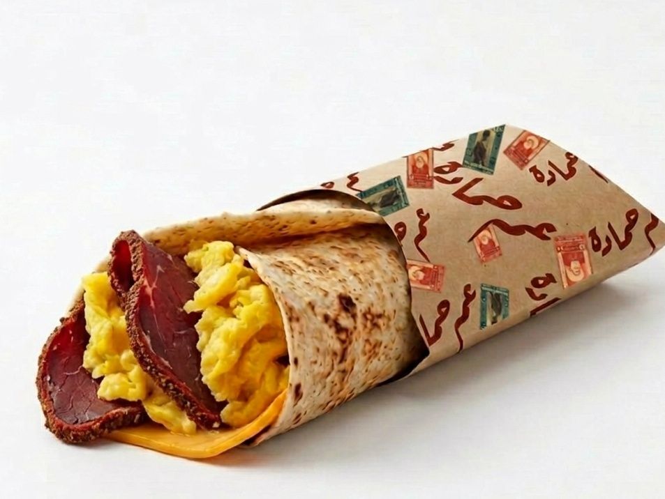 Pastrami Omelet Roll