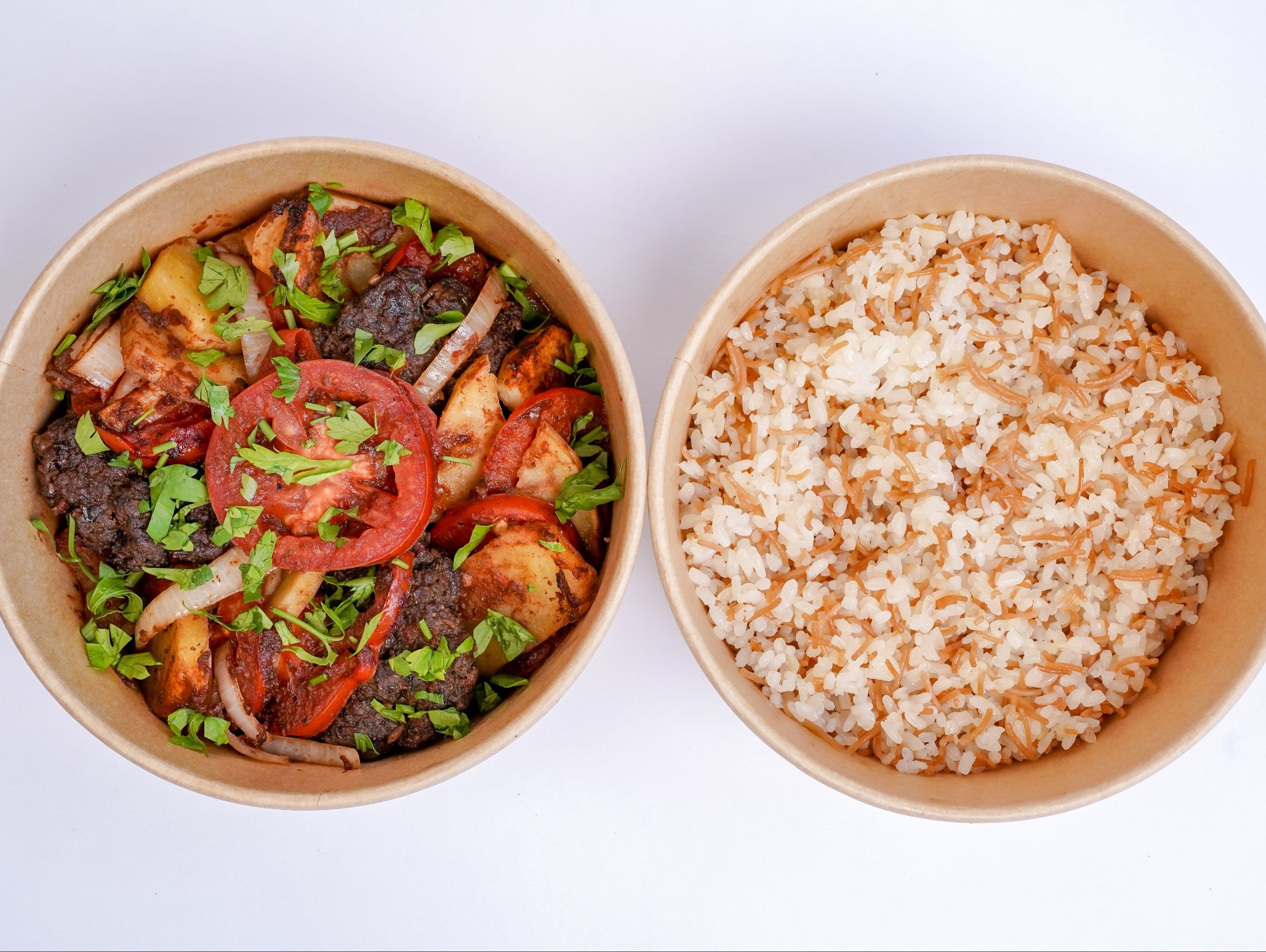 Kafta Batata & Vermicille Rice