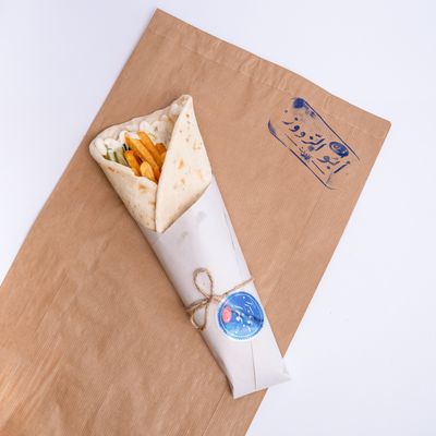 Aroos Fries With Coleslaw Wrap