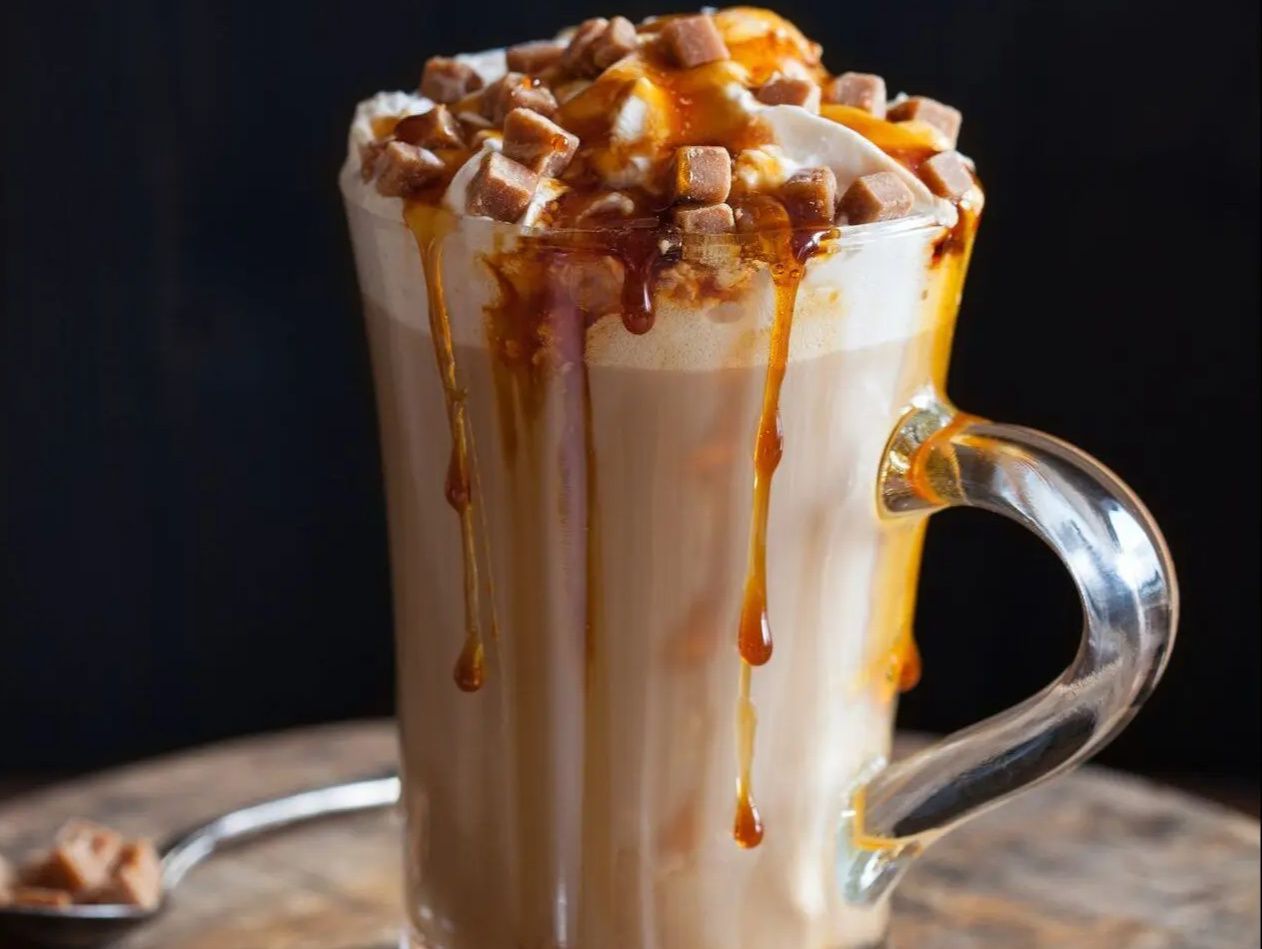 Salted caramel Latte