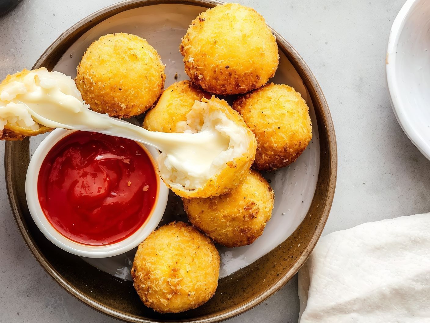 Potato Balls With Cheese