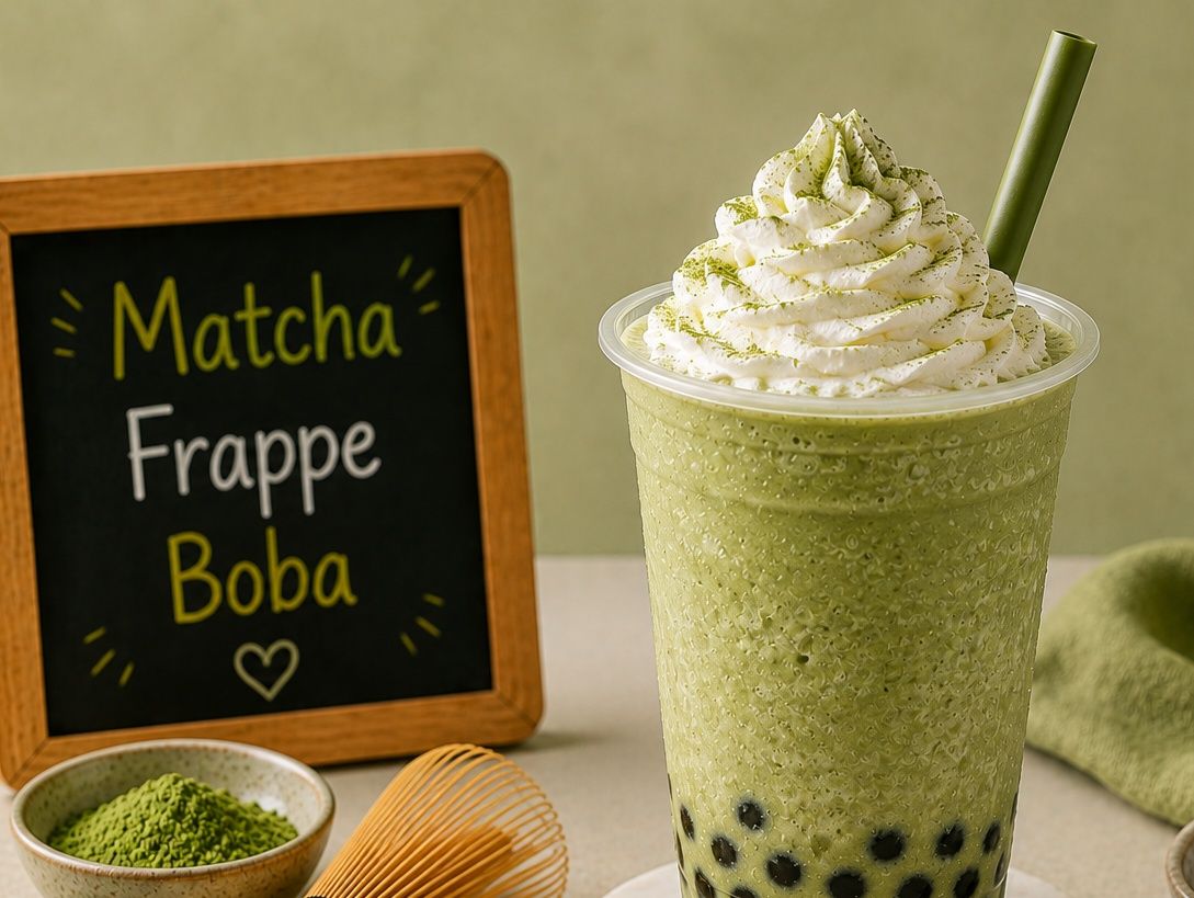 Matcha Frappe Boba