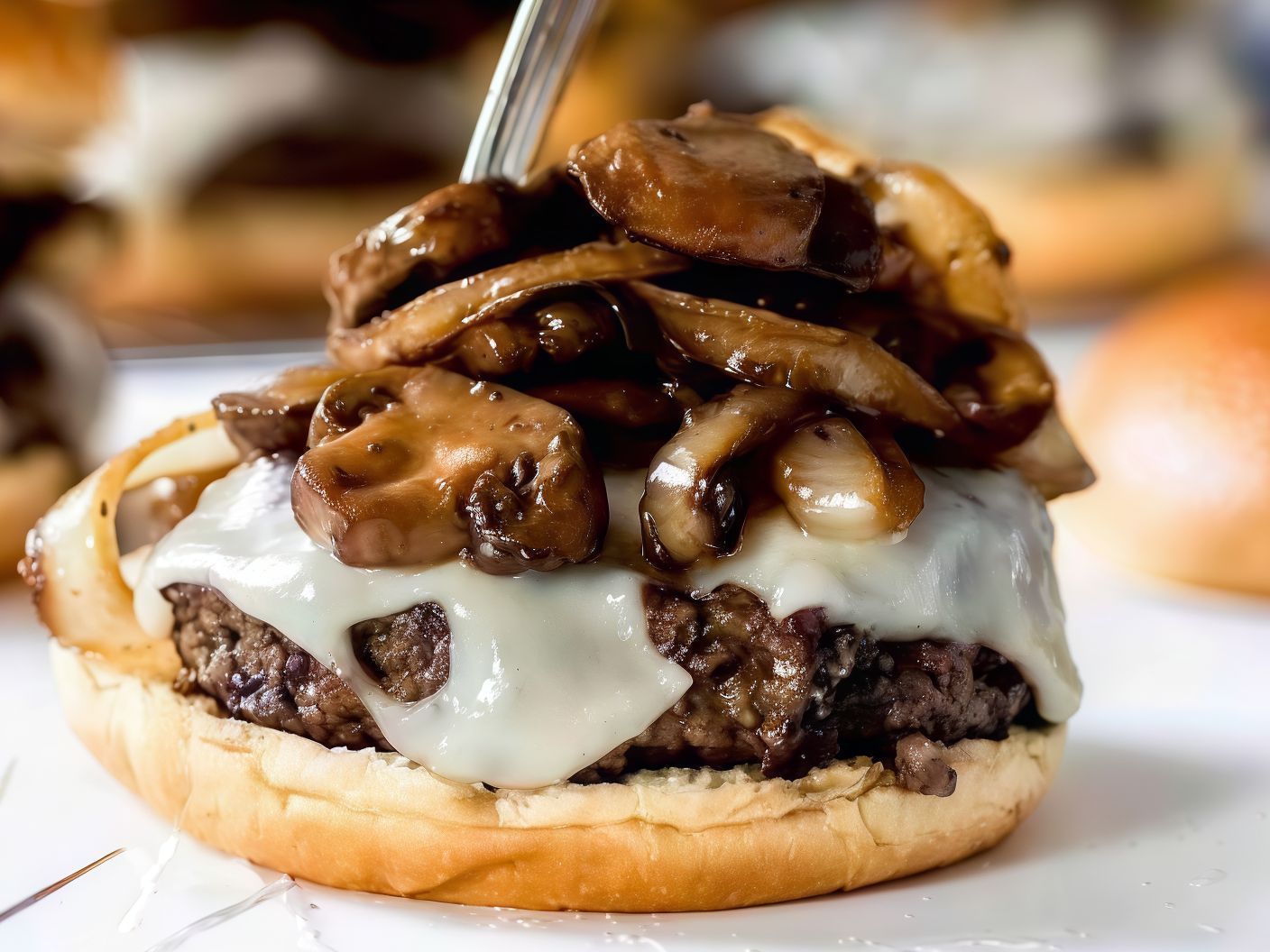 Beef Burger Mushroom
