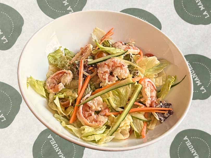 Light Shrimp Salad with Mango dressing