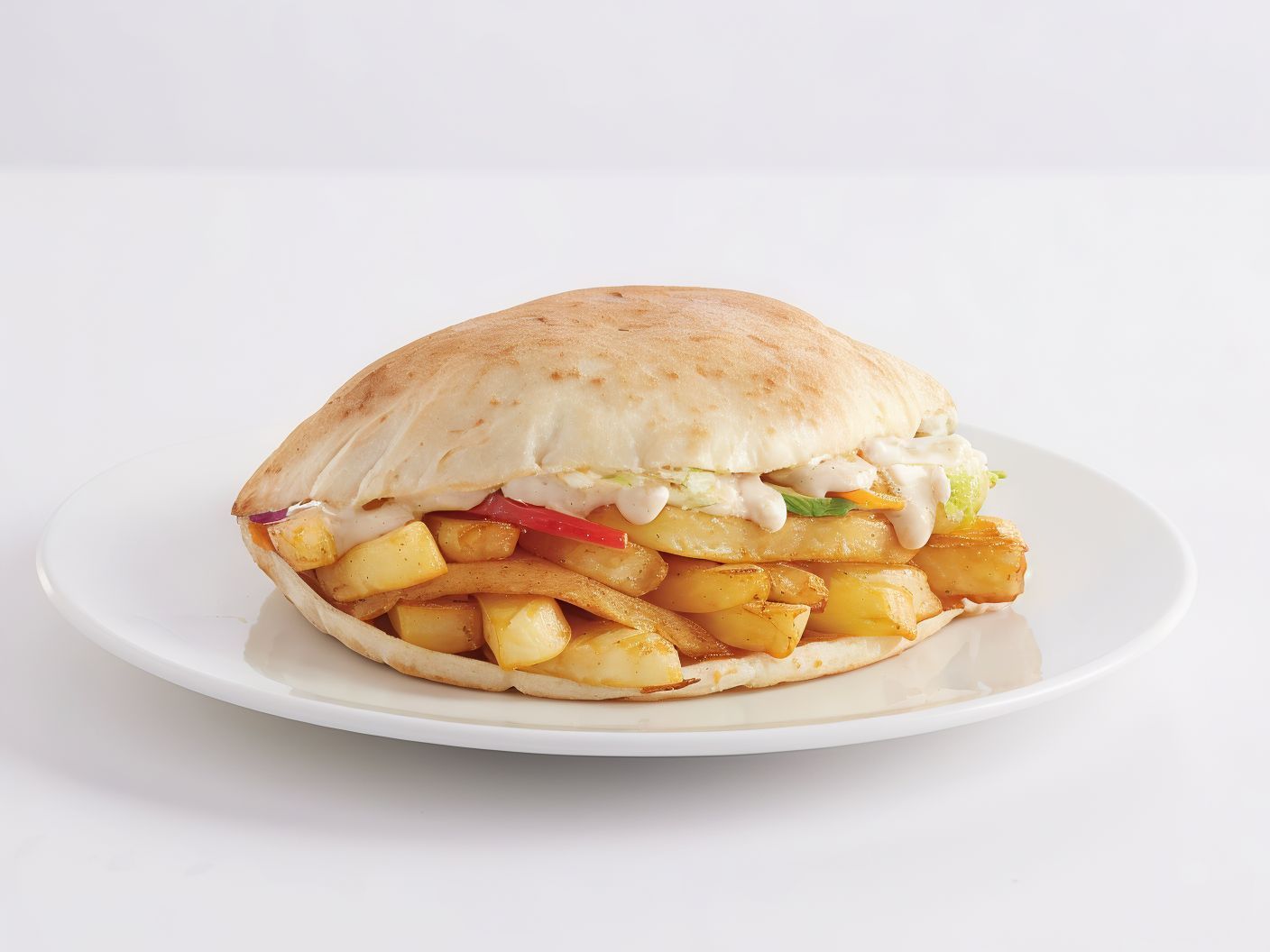 Potatoes With Eggs Sandwich