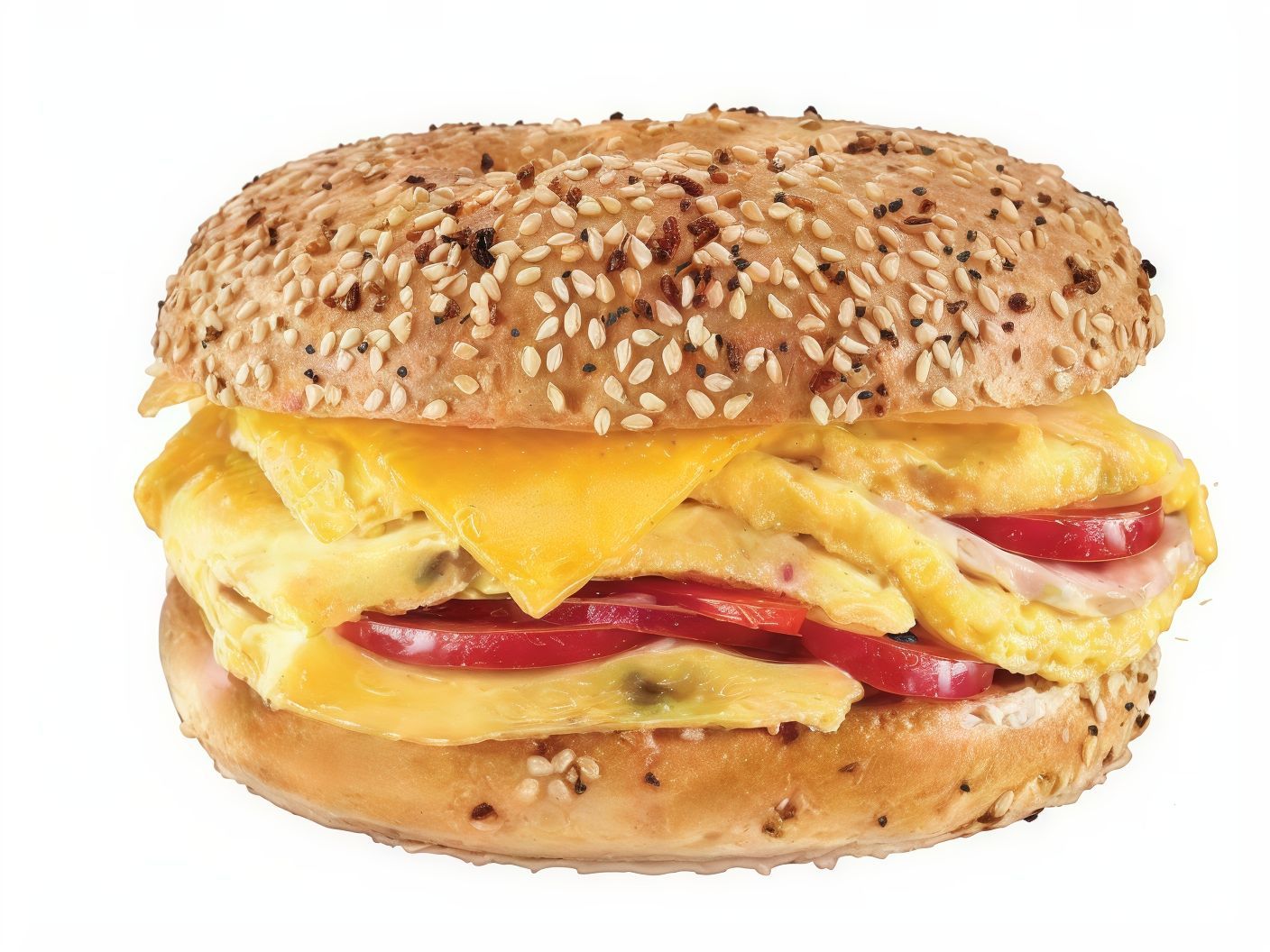 Omelette Vegetable sandwich
