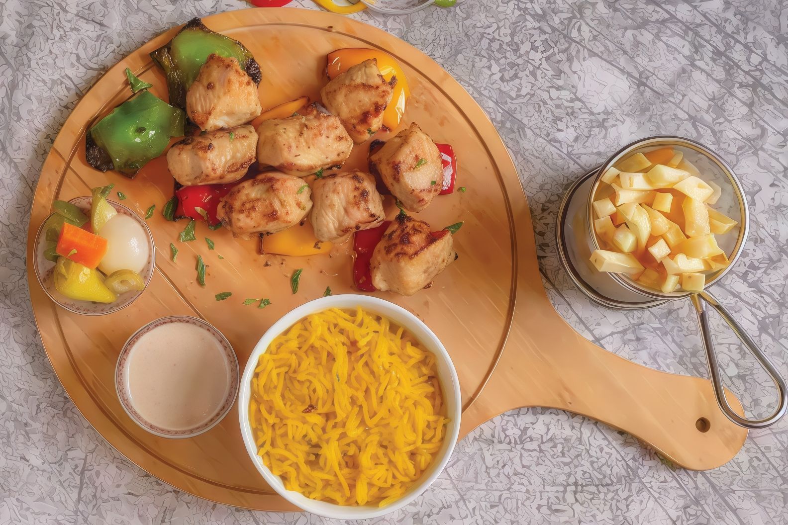 Shish Tawook Meal