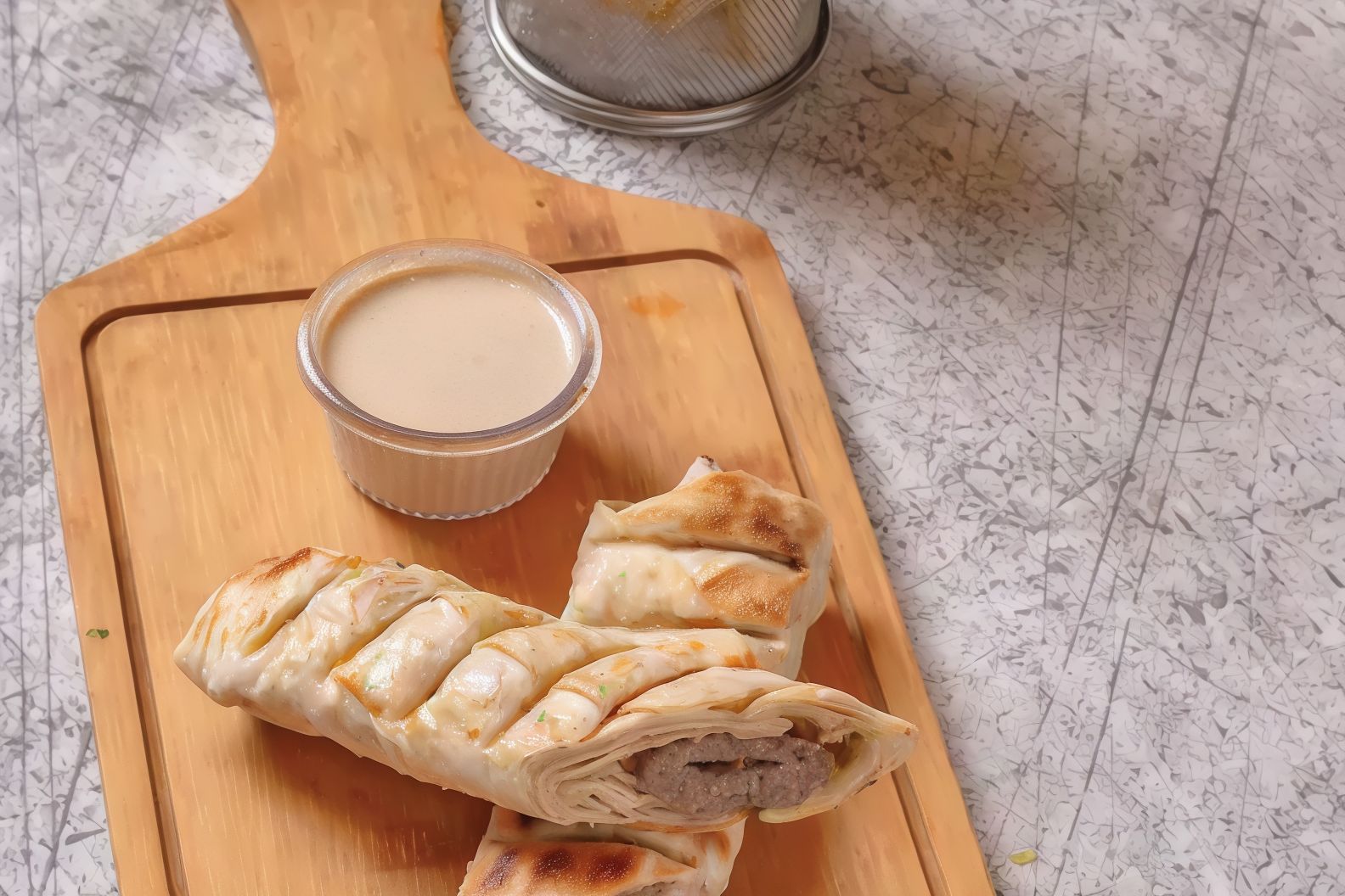 Kofta Meat Sandwich (Syrian/French)