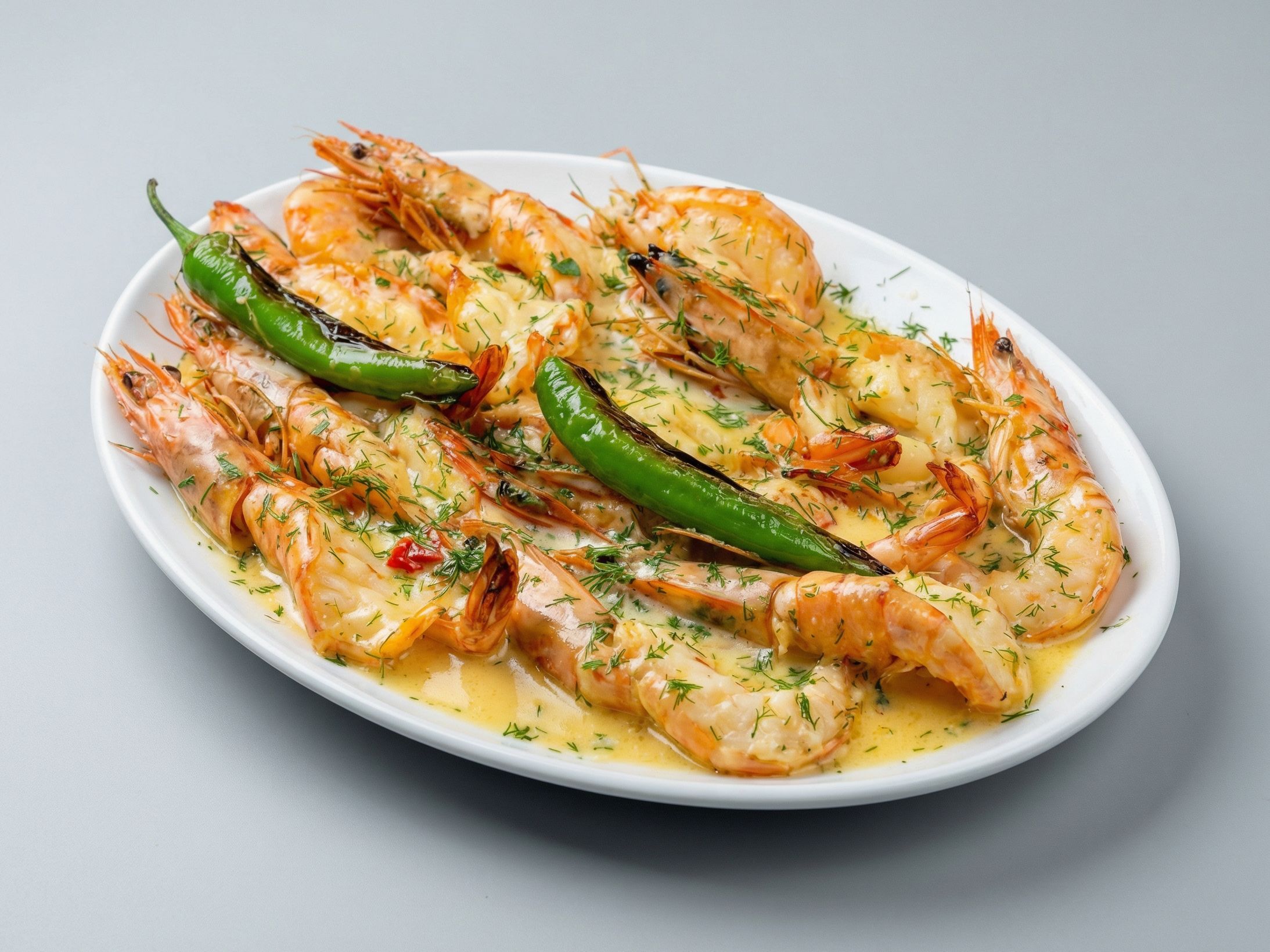 Butterfly shrimp meal