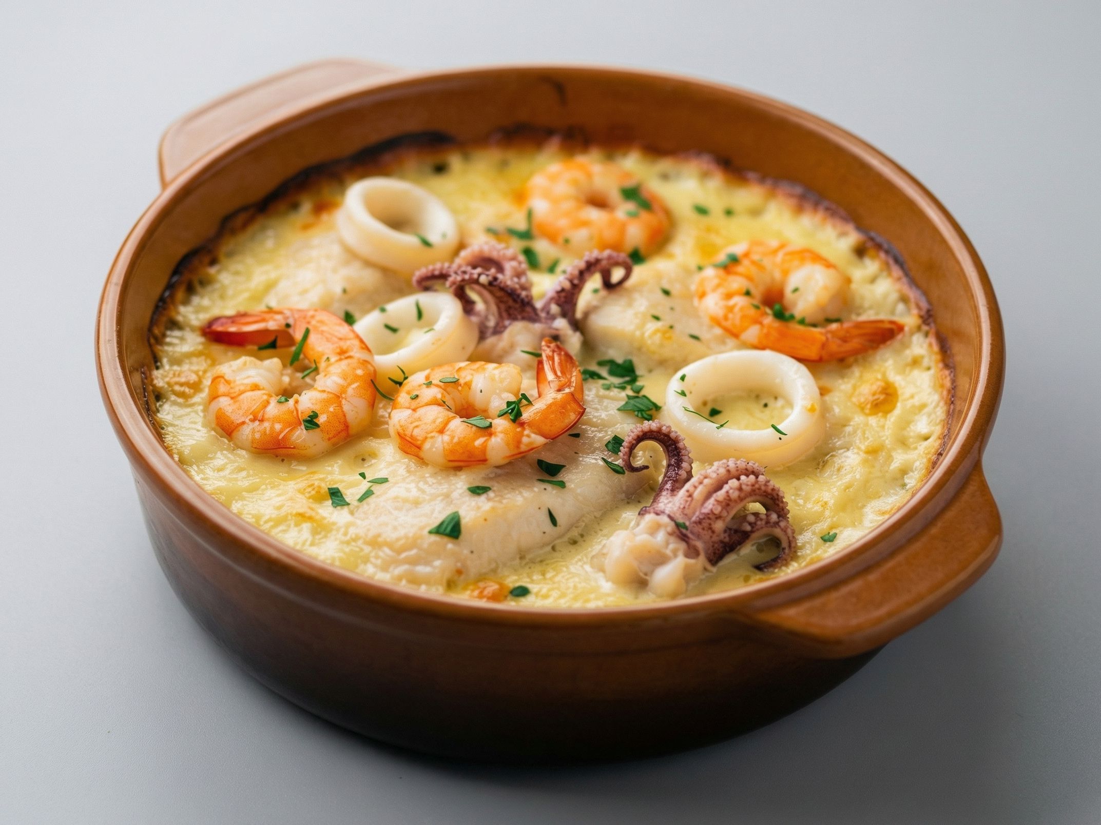 Seafood casserole