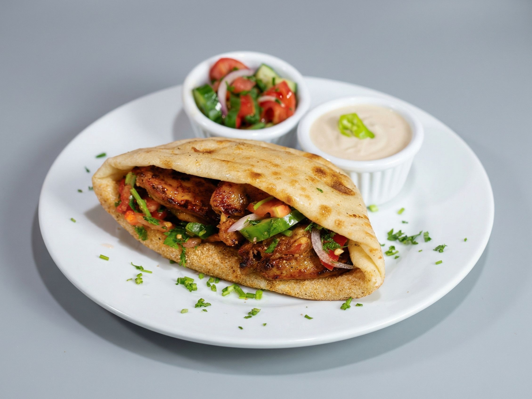 Charcoal Shish Tawook Sandwich