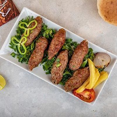 Quarter Kofta and Sausage Meal