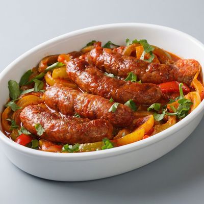Potato casserole with sausage