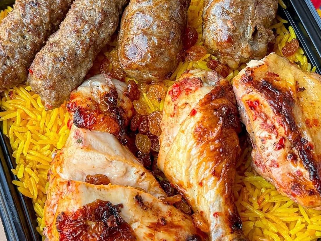 Quarter Shish Chicken + 2 Kofta + 2 Tarab + Rice