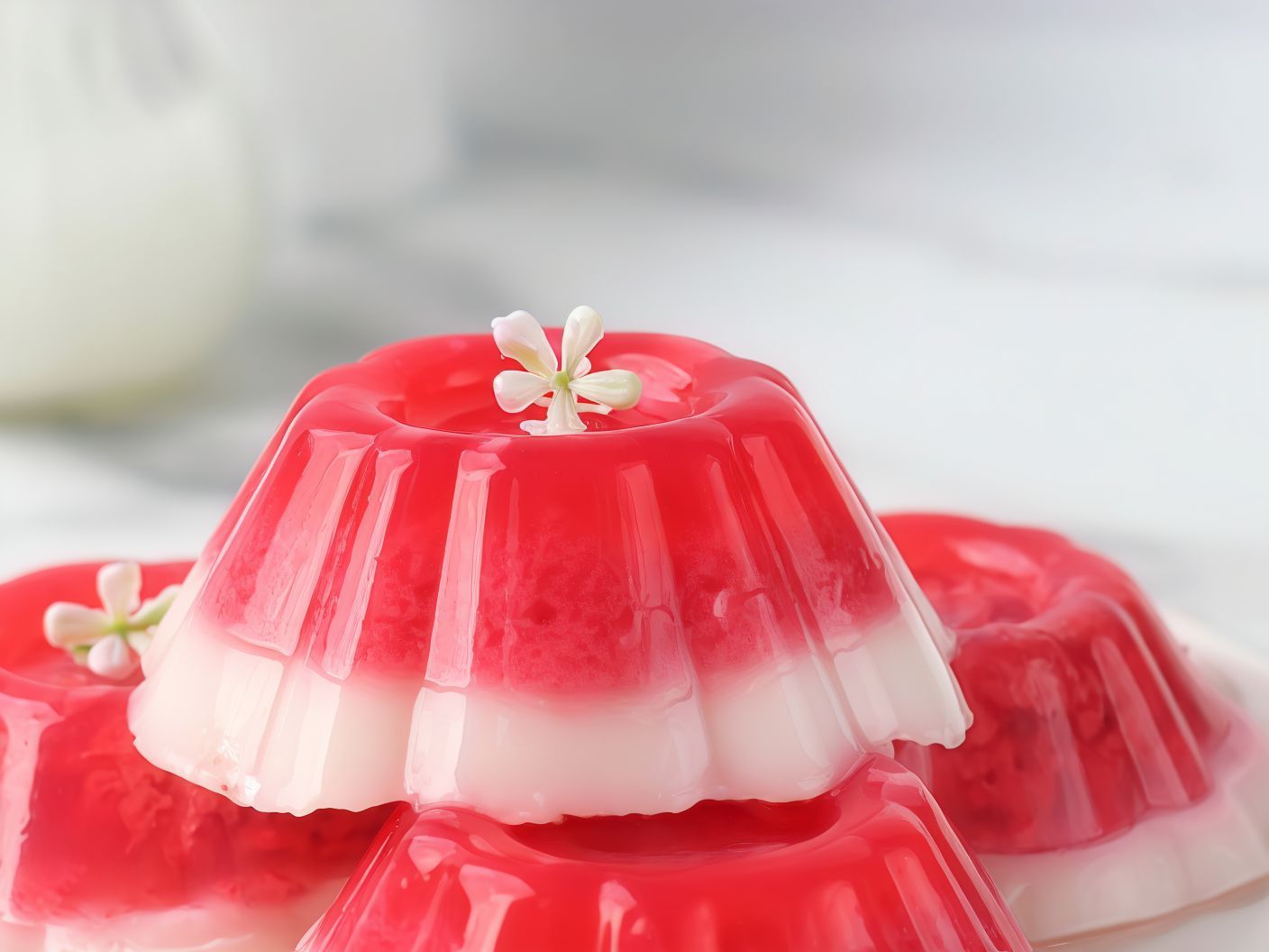Jelly Milk Pudding