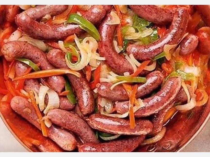 Smoked sausage meal