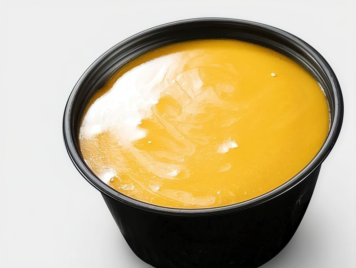 Melted cheddar cheese