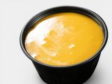Melted cheddar cheese