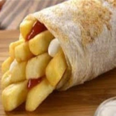 ساندويش بطاطس مقلية سورية