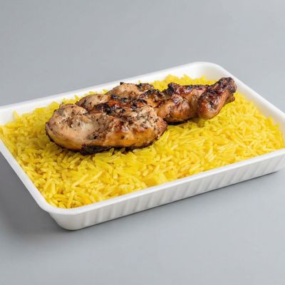 نصف دجاج مشوي