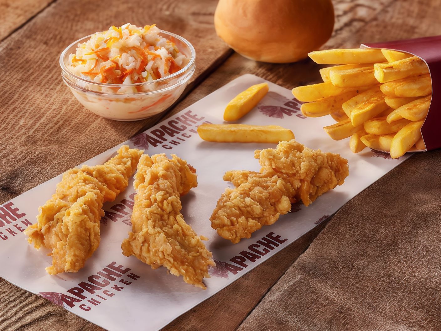 Challala Strips Meal 3 Pieces