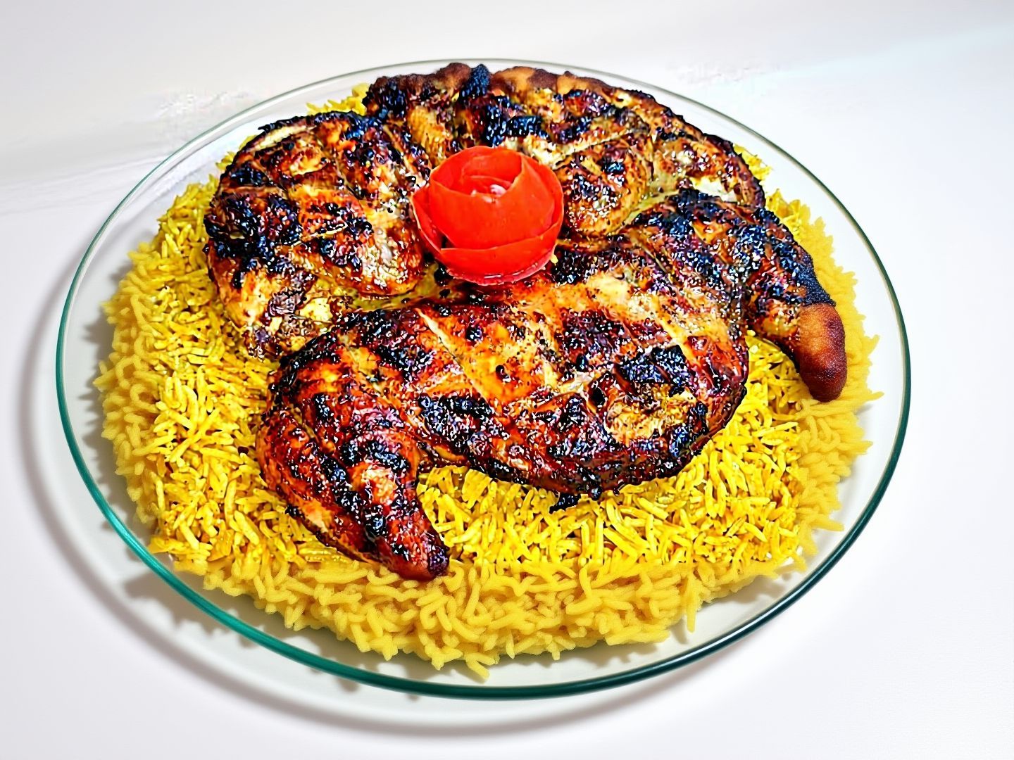 Grilled Chicken With Rice