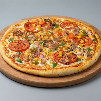 Tuna And Vegetables Fasting Pizza