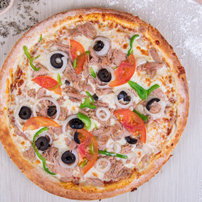Tuna on mushroom
