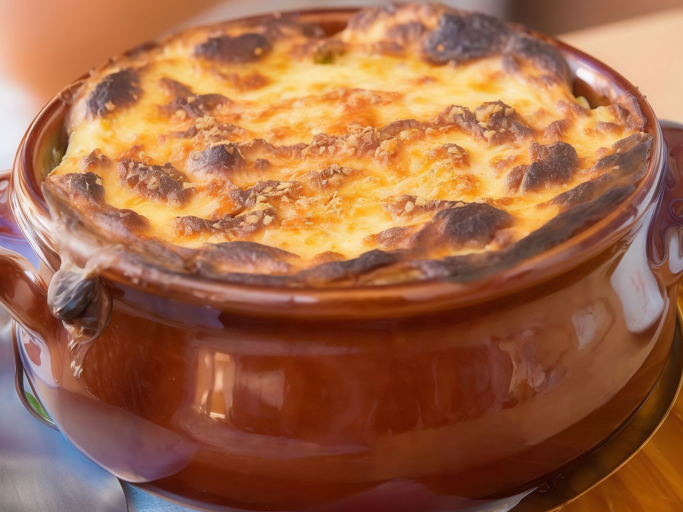 Béchamel pasta casserole
