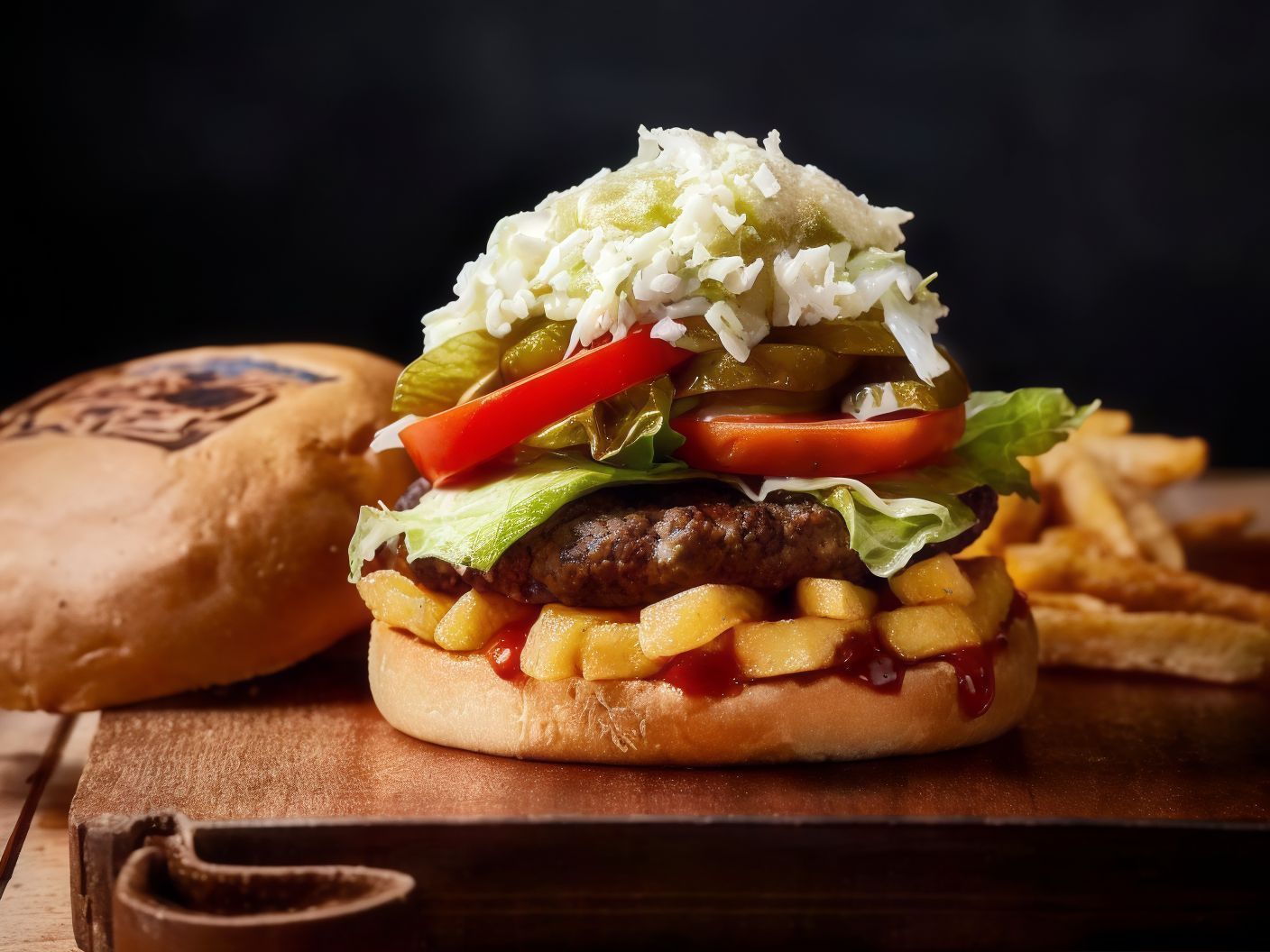 Lebanese Beef Burger